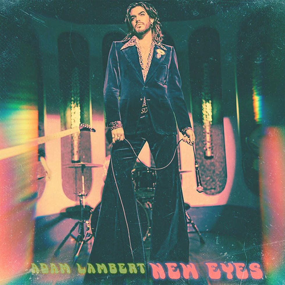 Adam Lambert’s retro album artwork. Source: Twitter/adamlambert